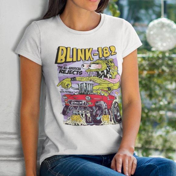 Blink 182 Fan Art Unisex Heavy Cotton Tee-Shirt - Picture 1 of 4